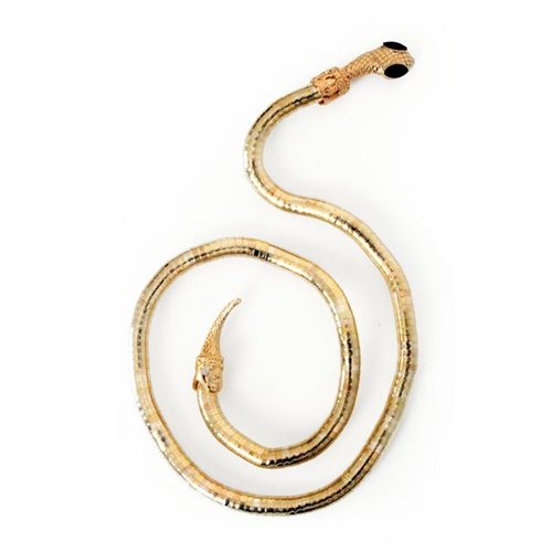 Mooie slangen armband Cleopatra nep goud