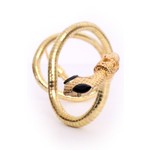 Mooie slangen armband Cleopatra nep goud