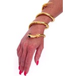 Mooie slangen armband Cleopatra nep goud