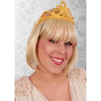 Mooie gouden kroon prinses op tiara