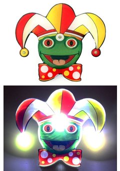 Kikker broche met licht