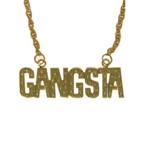 Mooie grote gouden ketting gangster