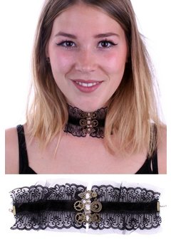 Halsketting kant Steampunk