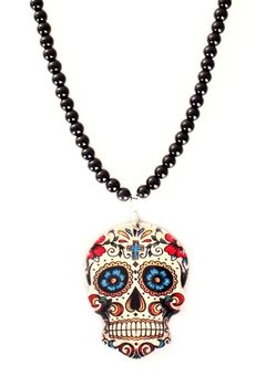 Kralenketting Day of the dead skull