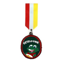 Mooie medaille Oeteldonk kikker met speldje