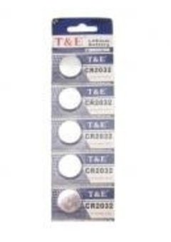 Batterij 5 stuks CR2032