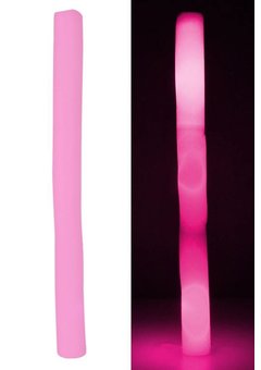 Foam stick roze met led-licht