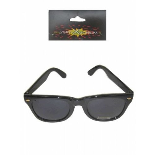 Stoere zwarte blues brother bril