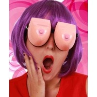 Grappige bril met borsten