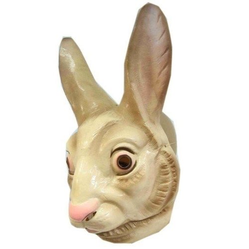 Plastic masker van een konijn voor Pasen