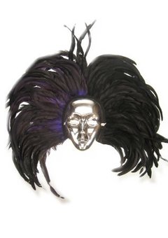 Luxe Venetiaans masker zilver