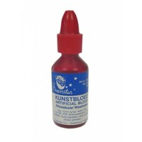 Nep bloed voor het decoreren van je gezicht