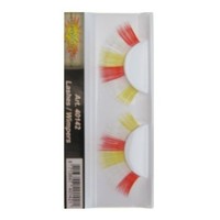 Wimpers rood/wit/geel