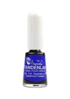 Superstar tanden lak zwart