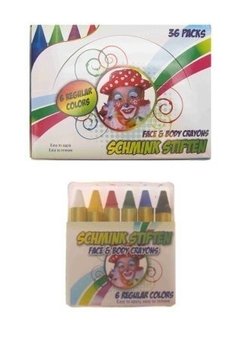 Schminkstiften PXP  6  reguliere kleuren
