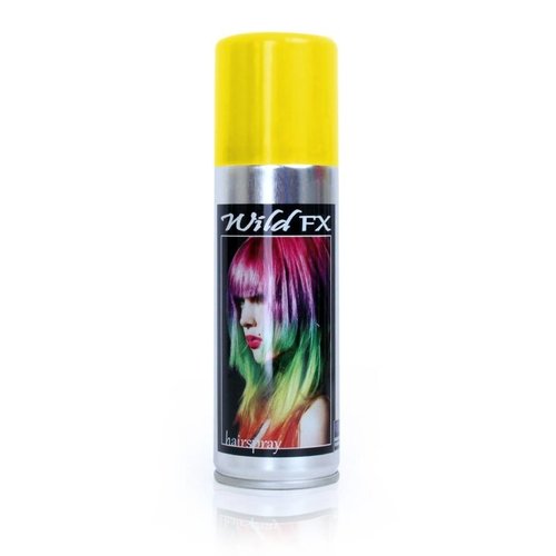 Prachtige Haarspray Clown geel 125 ml