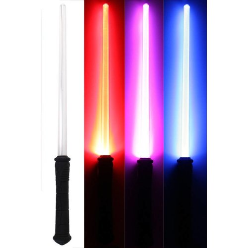 Space zwaard Saturnus met licht en geluid 72 cm.