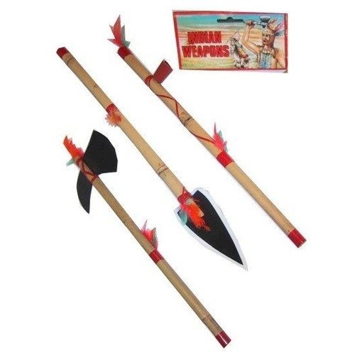 Grappige indianenset wapens