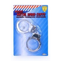 Metalen handboeien met sleuteltje