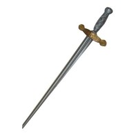 Mooi ridderzwaard in grijs met schede