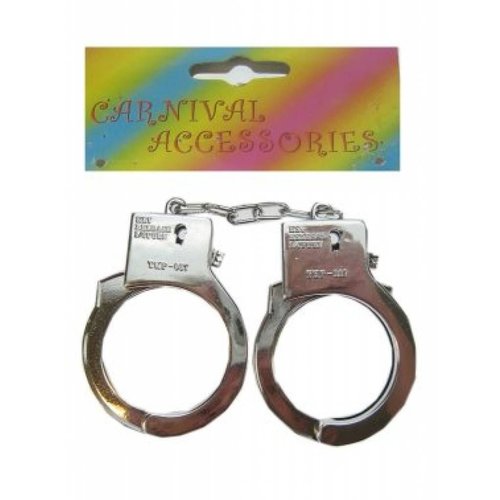 Mooie handschoenen in plastic kleur zilver