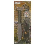 Mooi leger mes in het groen met kompas