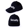 Zwarte pet met opdruk Security