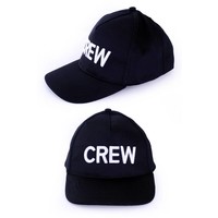 Leuke pet met opdruk CREW