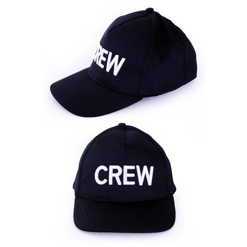 Leuke pet met opdruk CREW