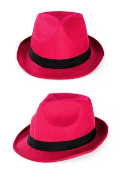 Roze gangster gleufhoed Lucky