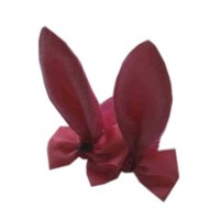 Mooie handige haarclip met roze bunny oortjes