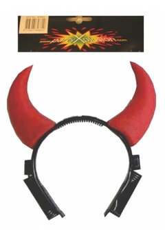 Duivel oren rood met licht