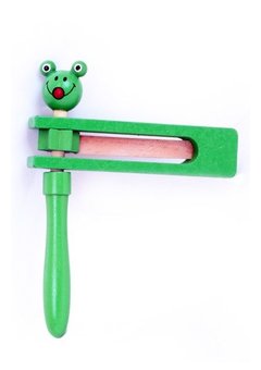 Groene Oeteldonkse ratel met kikker kop