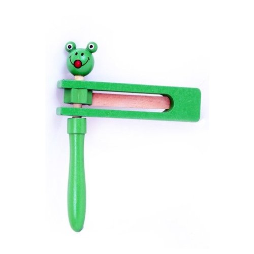 Leuke Oeteldonkse ratel met kikker kop om geluid mee te maken