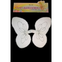 Leuke engelen vleugels in wit 52X46cm