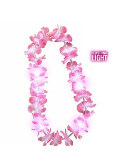 Roze Hawaii slinger met licht