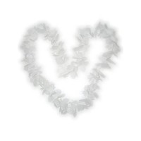 Mooie hawaii bloemenslinger in wit