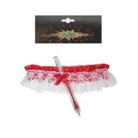 Sexy verpleegsters kousenband met bloedspuitje