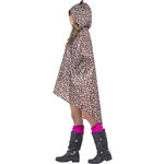 Mooie festival poncho rachel in luipaardprint unisex