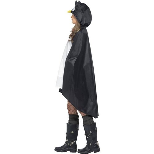 Mooie party poncho pinguïn Jurre unisex