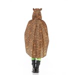 Mooie poncho Jurre in tijgerprint unisex