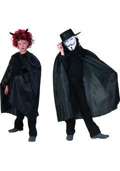 Zwarte cape Delano kinderen