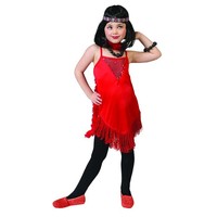 Mooi rood Charleston jurkje Valerie