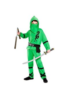 Groen ninja pak Rayan kinderen