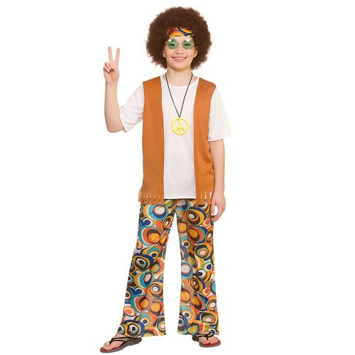 Leuk flower power pak Jonathan unisex kinderen