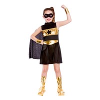 Mooi superhelden jurk Amber in zwart