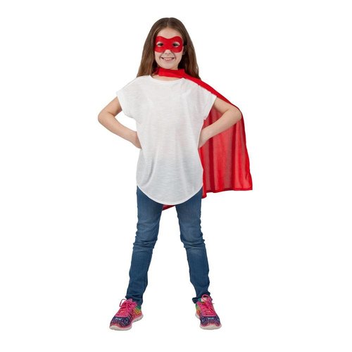 Superhelden capes in vele kleuren voor kinderen met masker