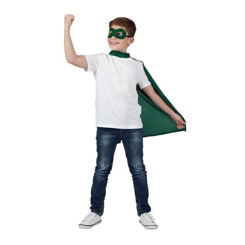 Superhelden capes in vele kleuren voor kinderen met masker