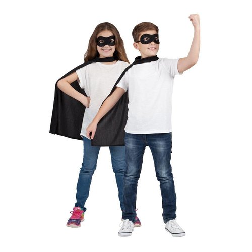 Superhelden capes in vele kleuren voor kinderen met masker