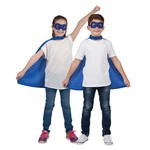 Superhelden capes in vele kleuren voor kinderen met masker